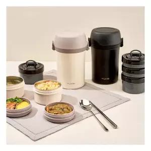 비밀특가 텀스 대용량 일체형 보온도시락 수저세트 가방 1634957