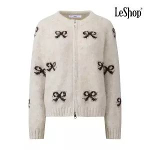 [르샵] 리본 짜임 투웨이 집업 가디건 (BQ1KC003A)