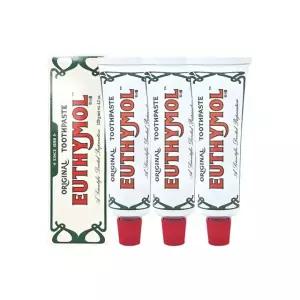 [ EUTHYMOL ] 유시몰 오리지널 핑크 치약 대용량 120g 3개