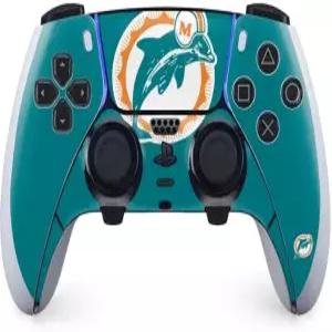 PS5 듀얼센스 엣지 프로 컨트롤러와 호환되는 스키닛 데칼 게이밍 스킨 - 공식 라이선스 NFL 마이애미