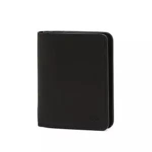 [닥스](강남점)DBWA6E750BK 블랙 음각로고 소가죽 중지갑