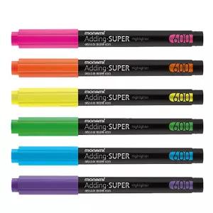 모나미 에딩 슈퍼 형광펜 600 4.0mm 12개입 5012000