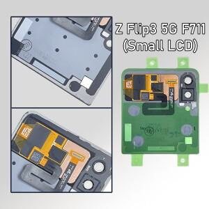 1.9인치 AMOLED 외부 스크린 삼성 호환 Z Flip3 5G 소형 LCD SM-F711 F711 디스플레이 터치 디지타이저 교