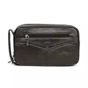 가죽 클러치백 미니백 손가방 지갑 가방 브라운 데일리가방 나들이가방 남자미니핸드백