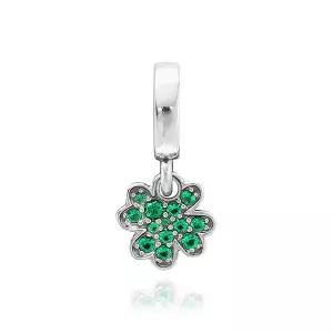 [판도라] 792751C01 클로버 펜던트 겸 댕글 실버 참
