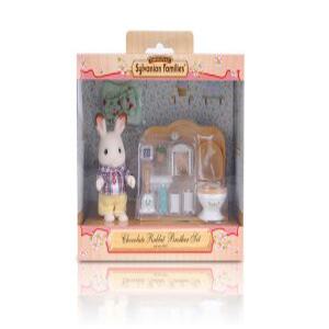 3) 실바니안 패밀리 초콜릿토끼-소년&목욕탕2203(5015)