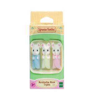 3) 실바니안 패밀리 5337 마쉬멜로 마우스 세쌍둥이
