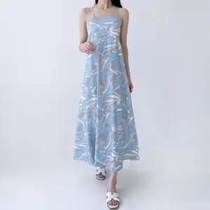 GSS DR221 맥시 비치 드레스 백크로스 홀터 파티 여름 롱원피스