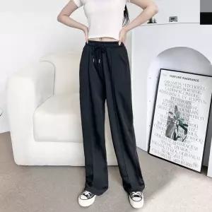 GTT K102W 여자앞라인팬츠 와이드 트레이닝 맨투맨 여성 일자 팬츠 긴바지 운동복 주니어 패딩 융털 본딩