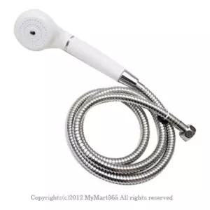 메탈 샤워기세트 2M 화이트 수압상승 절수샤워기 욕실/물때방지샤워기호스/샤워기호수/수전호스/세면대수전
