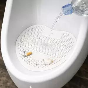 실리콘 소변기 거름망 튐 방지 배수구 필터 위생 이물질 남성 전용