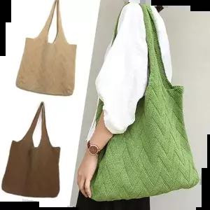 데일리가방 짜임 니트가방 에코백 숄더백 토드백 여성 학생패션백