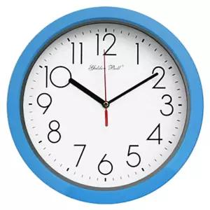 GB4103 무소음 모던 블루 라운드 벽시계 28cm 한국음 양면 인테리어소품 집들이선물