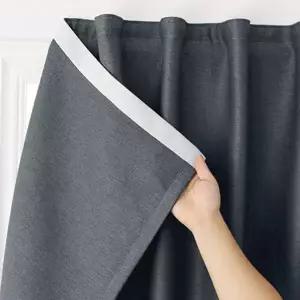 단열 커튼 방한용 인테리어 방풍 암막 커튼 침실 차광 가림용 찍찍이 가림막 붙이는 방풍용 베란다 햇빛