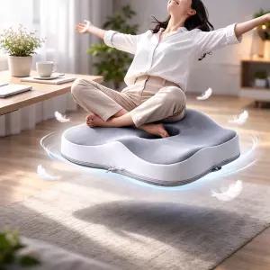 BNS 무중력 구름방석 메모리폼 쿠션 사무실 차량용 의자