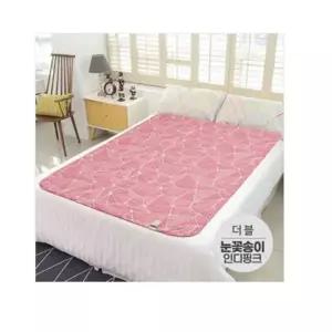 싸파 [해든마루] 전기요 눈꽃송이 인디핑크 (더블) 워셔블