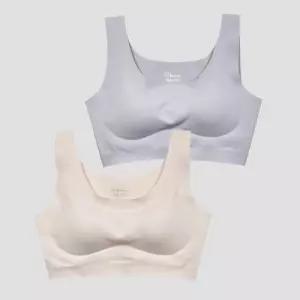 (샤통)무봉제 심리스 학생 성인 겸용 스포츠브라