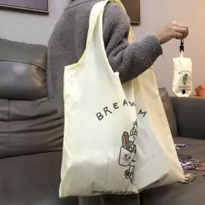 캐릭터 접이식 휴대용 장바구니 보조가방 시장바구니 에코백