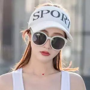 [라일리] Rly 남녀 공용 운동 골프 룩 코디 레터링 썬 캡 선바이저