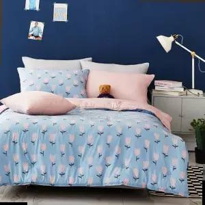 가을이불 봄날 튤립 마이크로모달 침구 사계절이불패드세트 SS