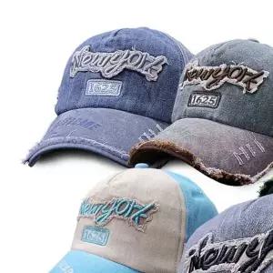 워싱볼캡 뉴욕1625 빈티지 워시드 스크래치 야구모자 워싱모자