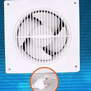 가정용 환풍기 셔터식 저소음 흡입형 욕실 환풍기 배기형 화장실 창문형 주방