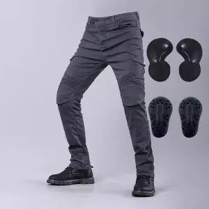 봄 여름 바이크 오토바이 바지 팬츠 라이딩 모터사이클 타기 야외 남성 여성 레저 탄성 모토 청바지 무릎