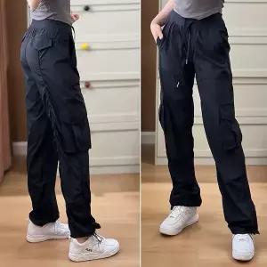 봄 여름 바이크 오토바이 바지 팬츠 라이딩 모터사이클 여성 힙합 스트릿 스타일 오버사이즈 로우라이즈 드