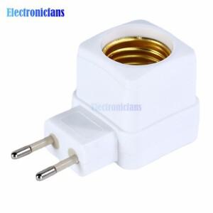 LED 램프 전구 소켓 베이스 거치대 EU플러그 어댑터 ON/OFF 스위치 E27