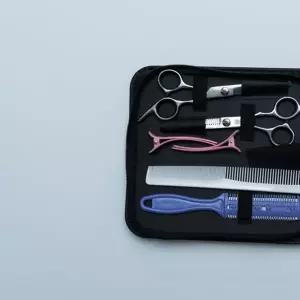 헤어 커트 가위 전문가용 셀프 앞머리 미용 가위 숱가위 셋트 스테인리스 도구