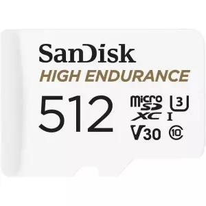 SanDisk 512GB High 내구성 마이크로SDXC 메모리카드 - SDSQQNR-512G-GN6IA SDSQQNR512GGN6IA 3301982 1470