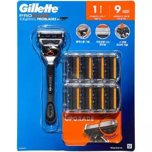 질레트 프로글라이드 면도기 + 면도날 9개 세트, Gillette ProGlide Razor Set