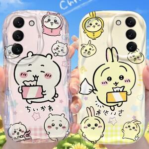 CChiikawas 우사기 케이스 삼성 호환 갤럭시 A53 A50 A36 A35 A34 A32 A30 A26 A25 A24 A20 A16 A15 A06 M5