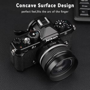 카메라 무선 리모컨 셔터Nikon Zf DF Q3 M10 등을 위한 금속 오목 셔터 릴리즈 버튼, 직경