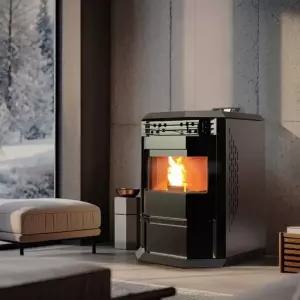 실내용 가정용 펠릿 훈연 난방 난로 불멍 연통 바베큐