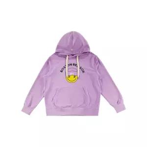 MLB 공용 스마일 오버핏 후드티셔츠 3AHDN0124-43LDL