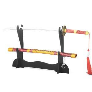 사무라이 소드 스탠드 디스플레이 거치대 와키자시 탄토 나이프 매직 지팡이 지지대 브래킷 랙