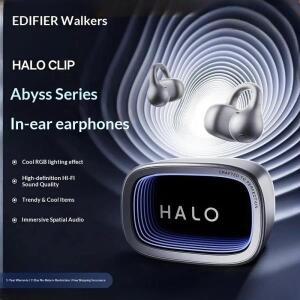 에디파이어 플라워 할로클립 무선 블루투스 이어폰 DPW 전송 클립 소음 차단 긴 배터리 수명 스포츠 게임용