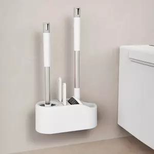 벽걸이 변기솔 욕실 청소 세트 무타공 디자인/변기/세척솔/청소솔/화장실/브러쉬/브러시/용품/도구