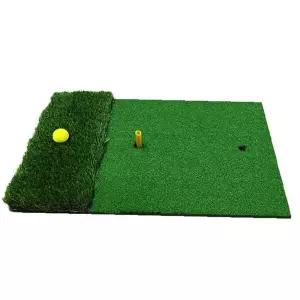 골프 연습 매트 2단 인모 잔디 스윙 퍼팅 연습 실내 골프장 훈련 용품 홈 연습