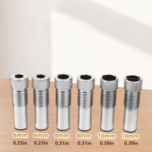 셀프 DIY 센터링 다웰링 지그 키트 6개의 드릴 가이드 부싱이  직선 구멍용 호환 너비