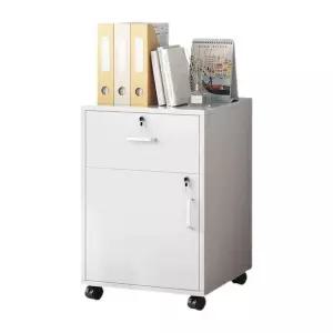사무실 서류함 나무 수납장 달린 서랍장 캐비닛 이동식 낮은 자물쇠 아래