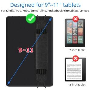 호환 태블릿 핸드 스트랩 안티 드롭 슬립 EReader 홀더 킨들/아이패드/코보/소니/포켓북/레노보 스탠드용