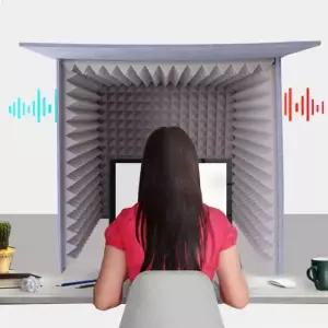 유튜브방송방음부스 소형 개인 방송 녹음실 노래방 방음 부스