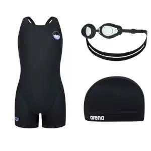 아레나 AYAG1PB30 여아동 수영복 수경 수영모자 3종세트