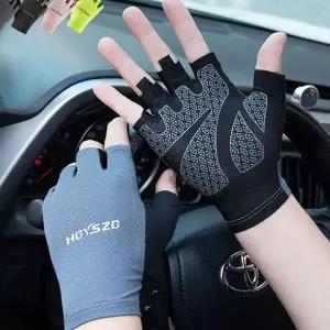 등산 메쉬 통기성 용 반장갑 스포츠 자외선 차단 야외 활동반 피트니스 반손가락 자전거 라이딩 여름용