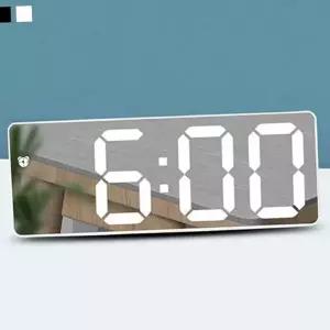 무소음 탁상 시계 인테리어 스마트 알람 led 탁상 시계 온도 건전지 스탠드 날짜 절전 겸용 조절 모드 평일