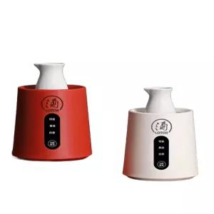 데우기 세트 전기 사케 중탕기 홈술 캠핑 워머 도쿠리