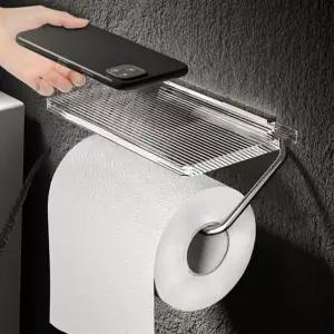 욕실 휴지 접착식 거치대 수납 벽걸이 휴지 무타공 화장실 선반 욕실수납선반 디스펜서 악세사리 타월걸이