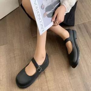 여성 2컬러 둥근코 러블리 방수 플랫 메리제인 장화 여름신발 패션방수화 방수신발